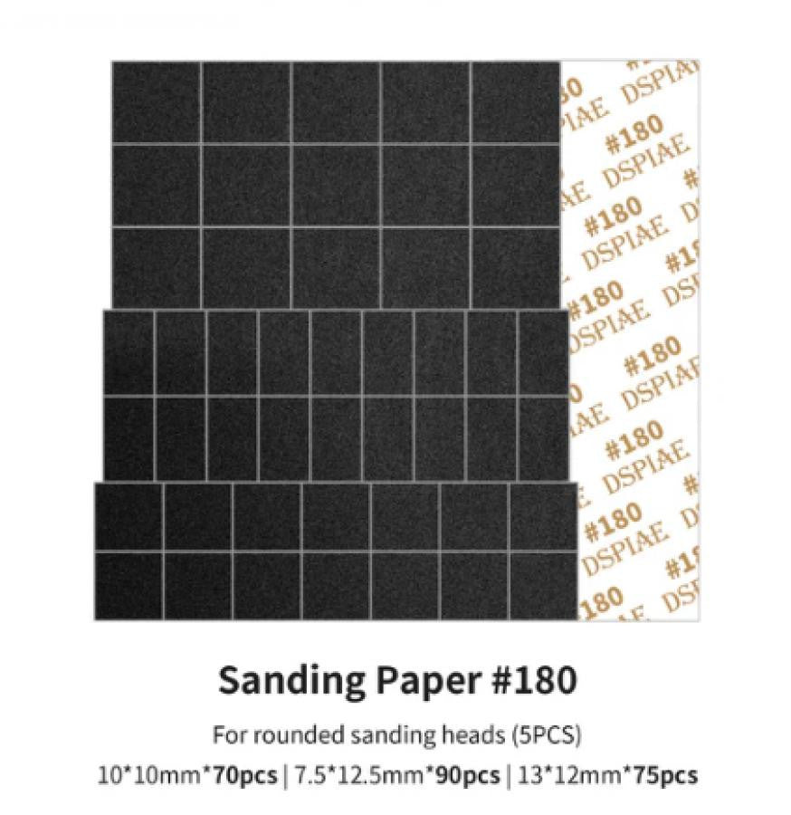 DSPIAE Tools Sanding Paper for Arc Sanding Head #180 MSP-ES01